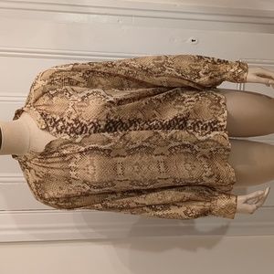 3/$14 H&M Snake Skin Print Blouse, 12
